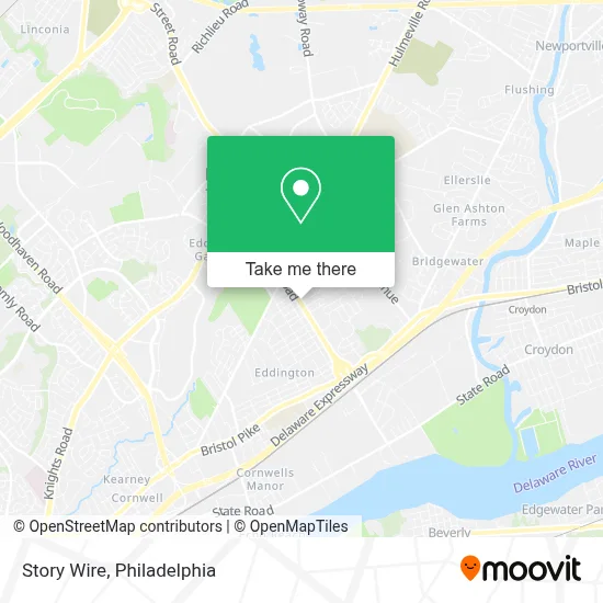Story Wire map