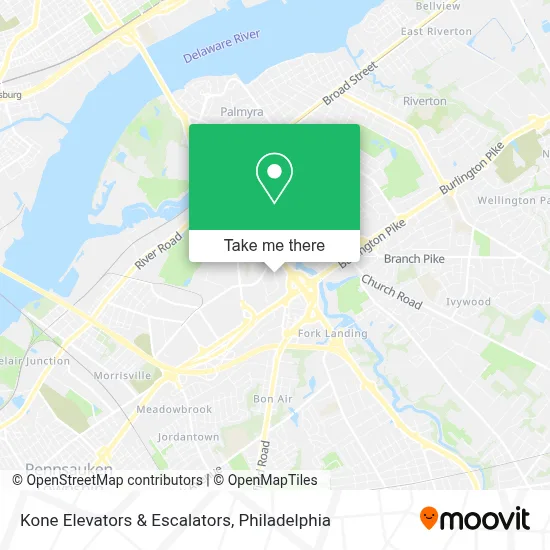 Kone Elevators & Escalators map