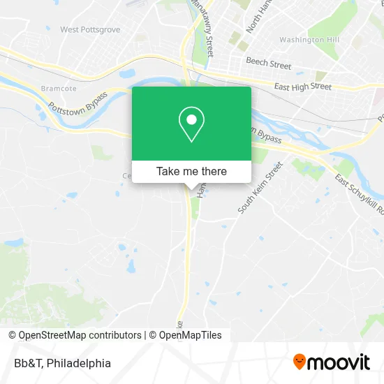 Bb&T map
