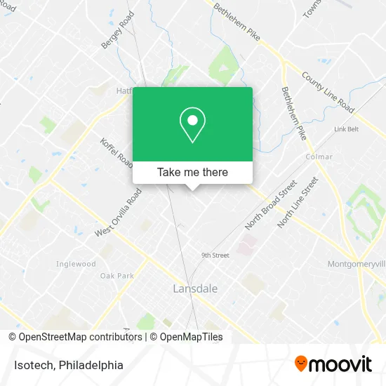 Isotech map