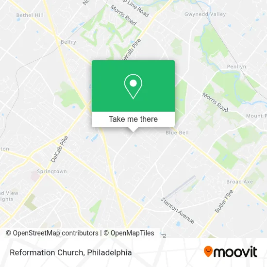 Reformation Church map