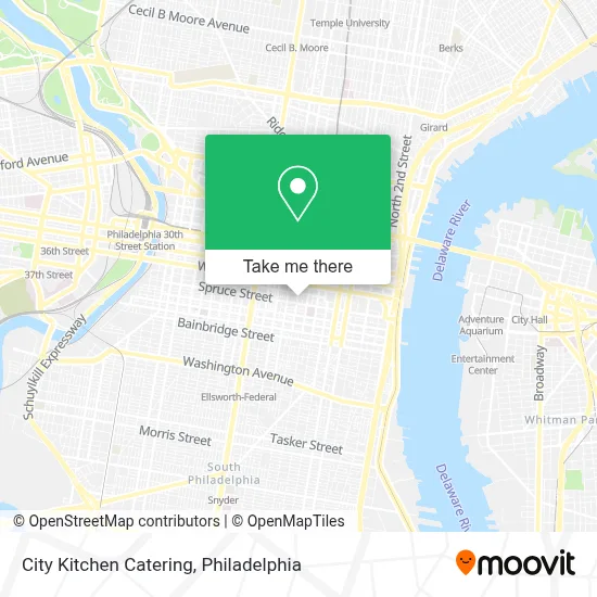 City Kitchen Catering map