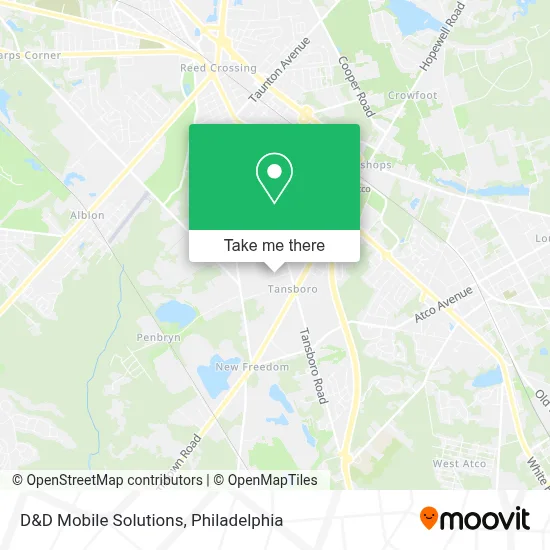 D&D Mobile Solutions map