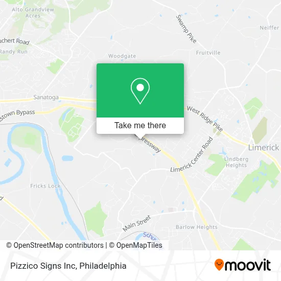 Pizzico Signs Inc map