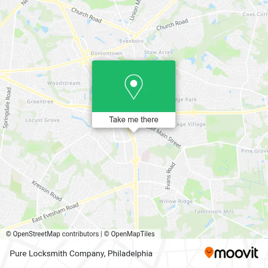 Pure Locksmith Company map