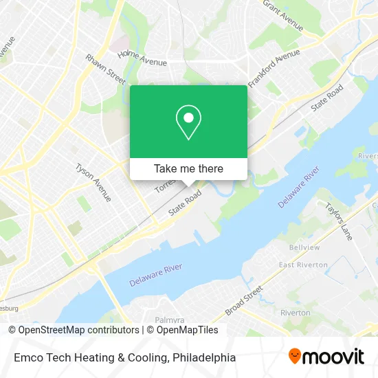 Emco Tech Heating & Cooling map