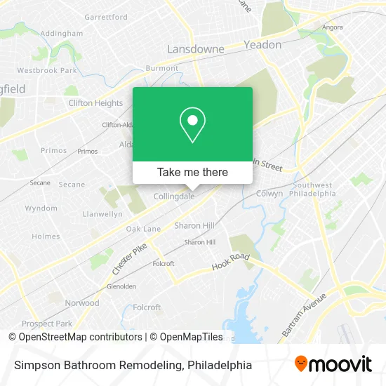 Simpson Bathroom Remodeling map