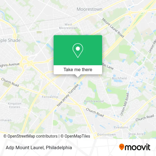 Adp Mount Laurel map