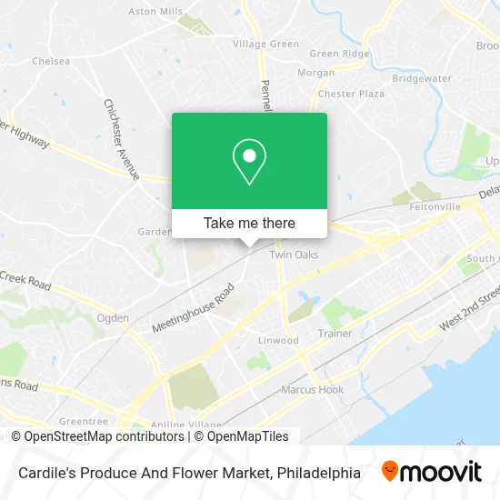 Cardile's Produce And Flower Market map