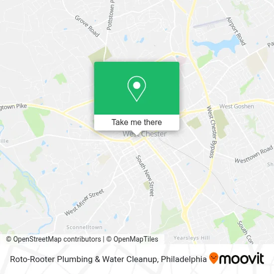 Roto-Rooter Plumbing & Water Cleanup map