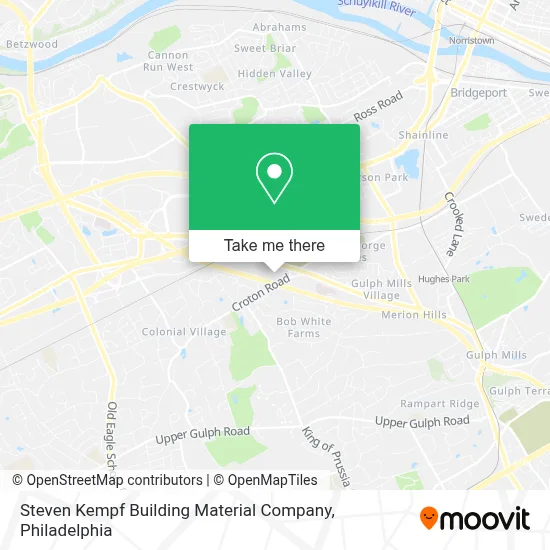Steven Kempf Building Material Company map