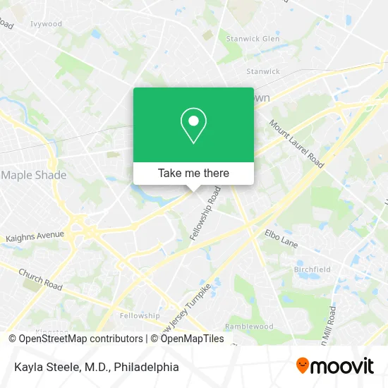 Kayla Steele, M.D. map