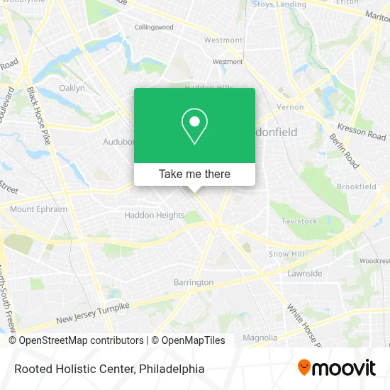 Rooted Holistic Center map