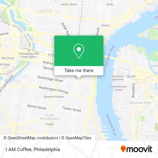 I AM Coffee map