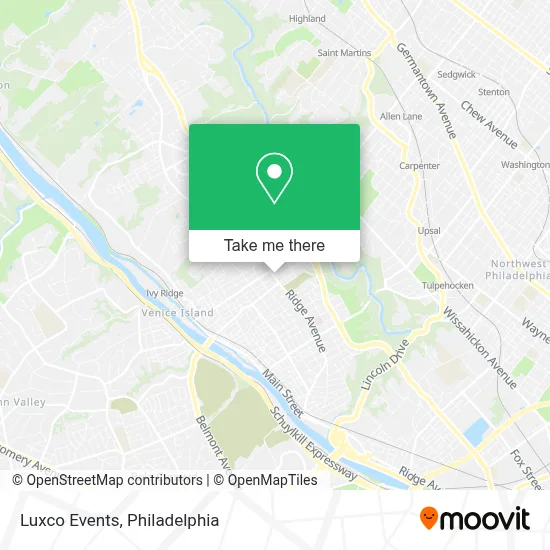 Luxco Events map