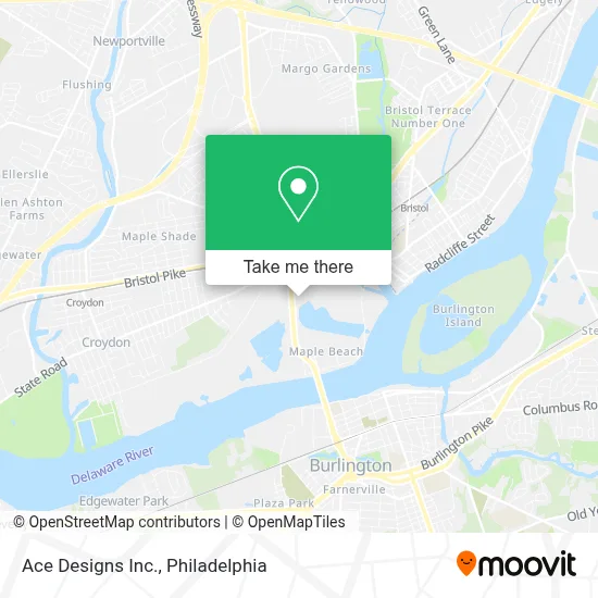 Ace Designs Inc. map