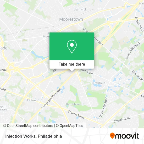 Injection Works map