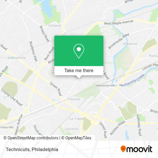 Technicuts map