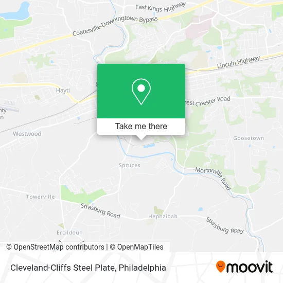 Cleveland-Cliffs Steel Plate map