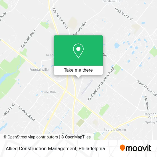 Allied Construction Management map