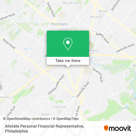 Allstate Personal Financial Representative map