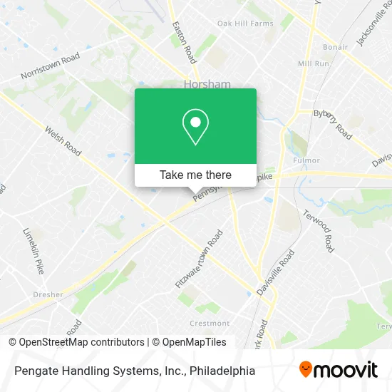 Pengate Handling Systems, Inc. map