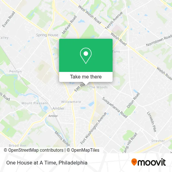 One House at A Time map