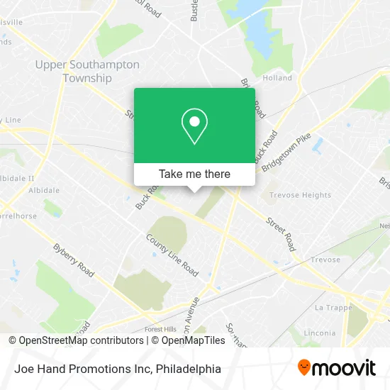 Joe Hand Promotions Inc map