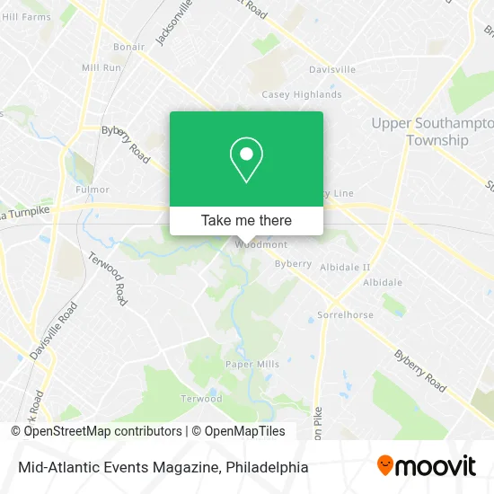 Mid-Atlantic Events Magazine map