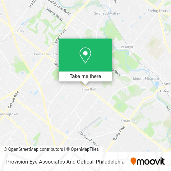 Provision Eye Associates And Optical map