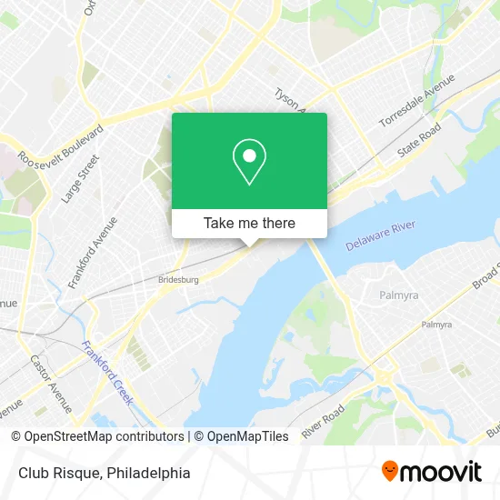 Club Risque map