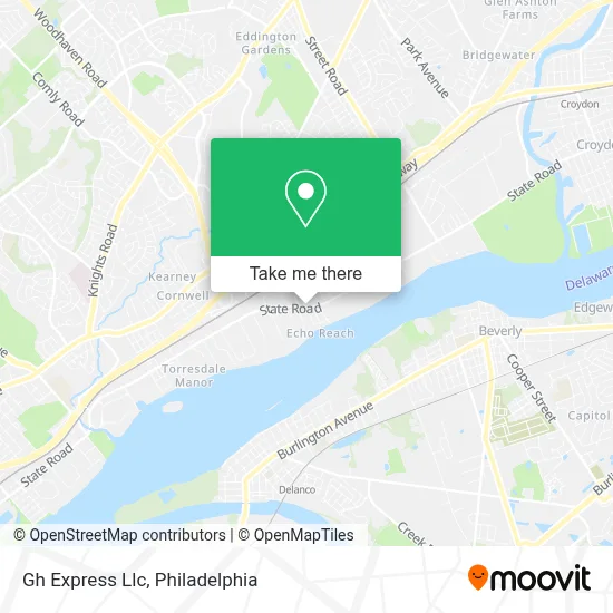 Gh Express Llc map