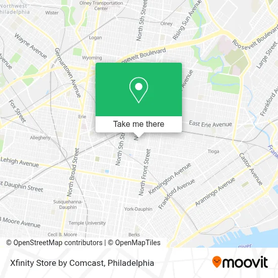Xfinity Store by Comcast map