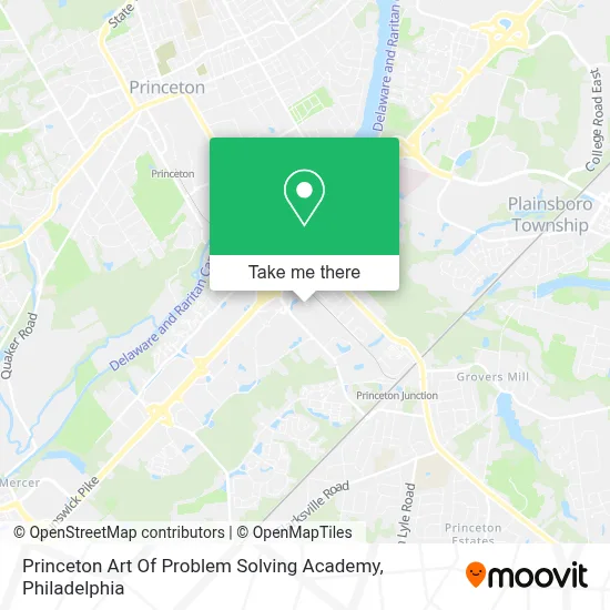 Princeton Art Of Problem Solving Academy map