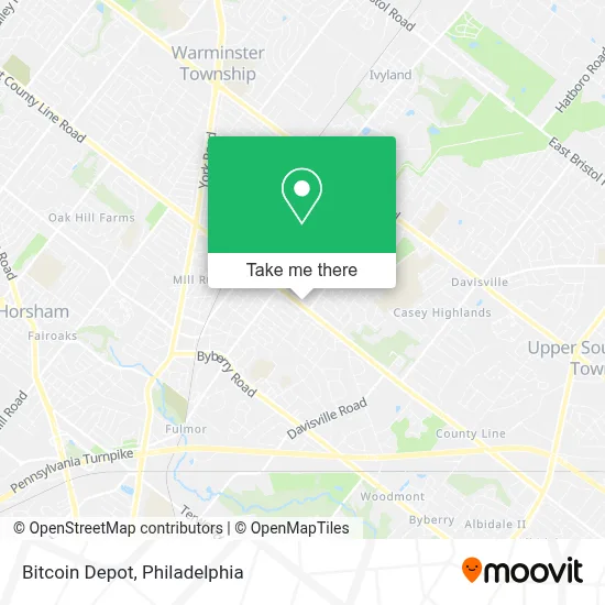 Bitcoin Depot map