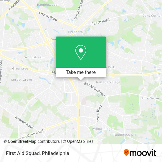 First Aid Squad map