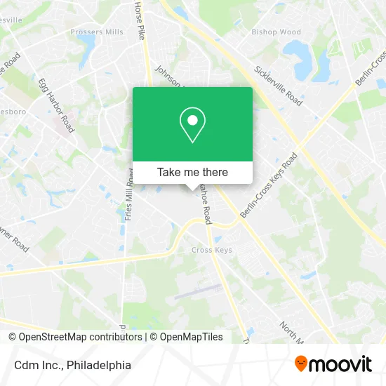 Cdm Inc. map