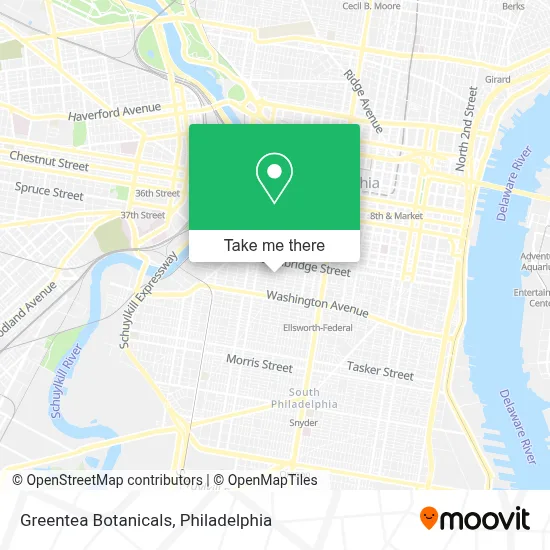 Greentea Botanicals map