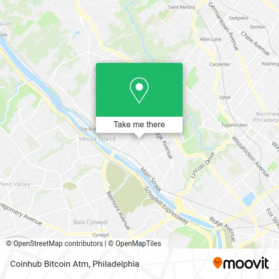 Coinhub Bitcoin Atm map