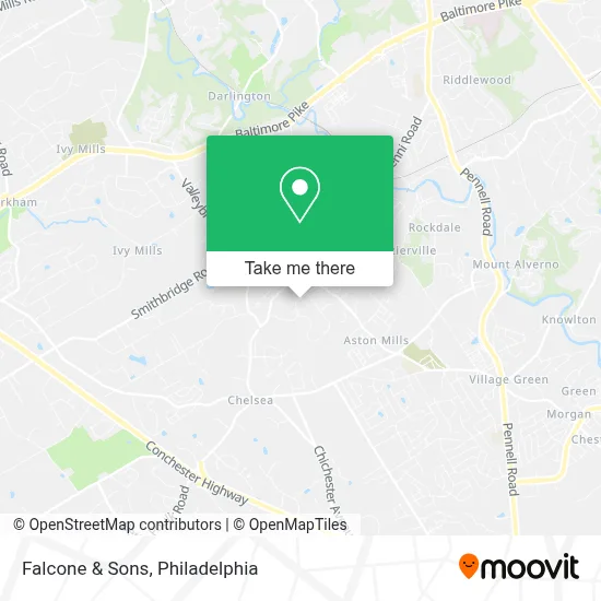 Falcone & Sons map