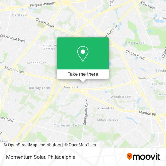 Momentum Solar map