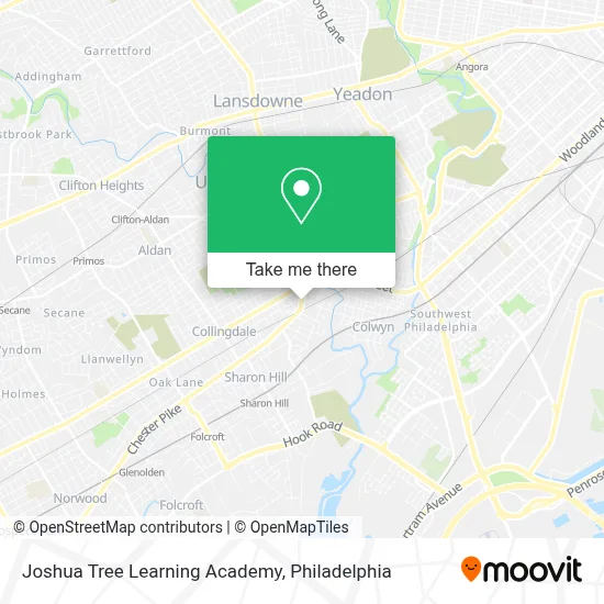 Joshua Tree Learning Academy map