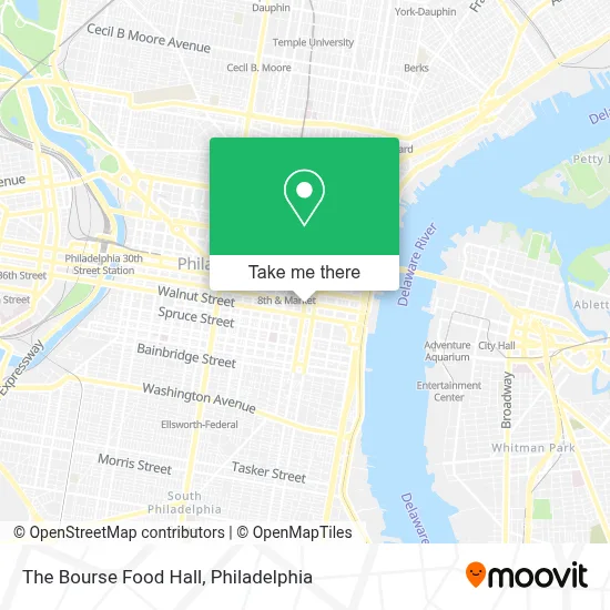 The Bourse Food Hall map