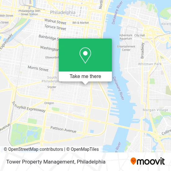 Tower Property Management map