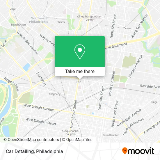 Car Detailing map