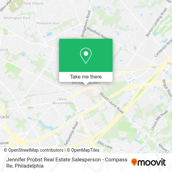 Jennifer Probst Real Estate Salesperson - Compass Re map