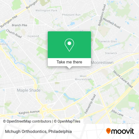 Mchugh Orthodontics map