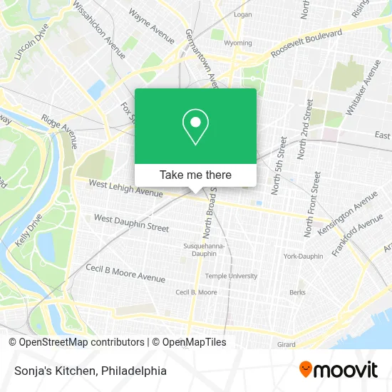 Sonja's Kitchen map