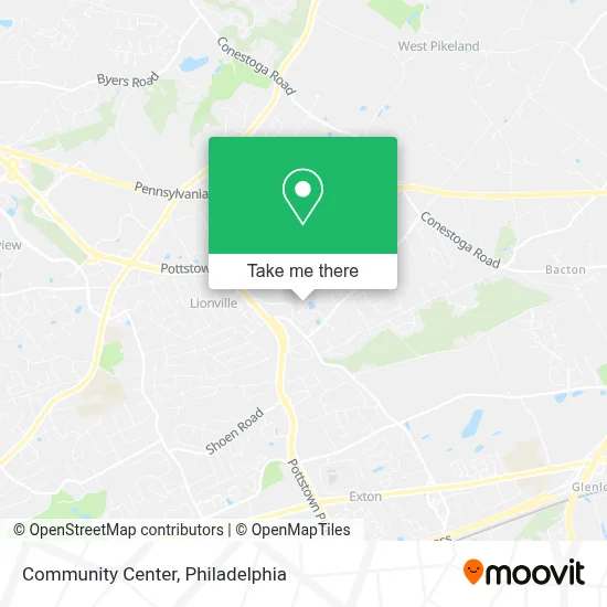 Community Center map