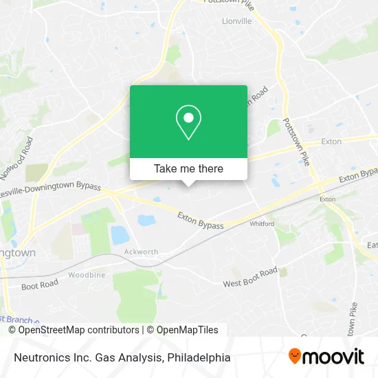 Neutronics Inc. Gas Analysis map